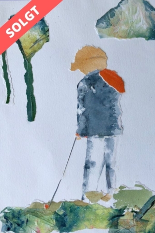 Golfspilleren. Solgt