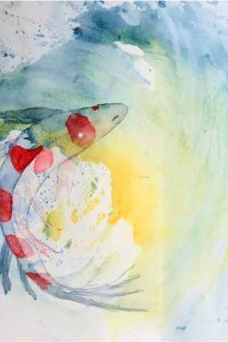 Fisken. 40x50 cm. 2000kr.