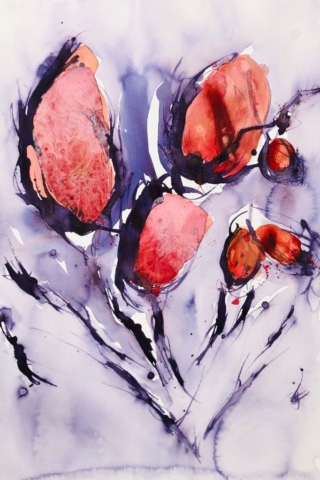 Udspring. 50x70 cm. 3000kr.