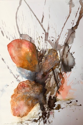 Udbrud. 50x70 cm. 3000kr