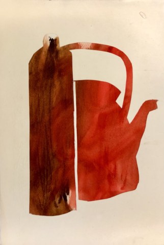Still leben. 400kr (40x50 cm) Uindrammet. Collage