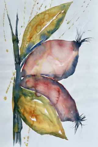 Hybengren. 50x70 cm. 3000 kr