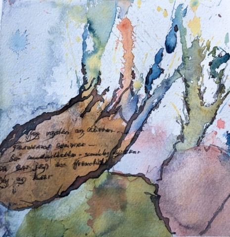 Rullesten. 20x20cm. 1200kr