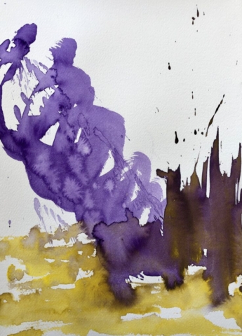 Musik i akvarellen. 30x40cm. 2000kr.