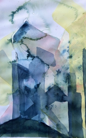 Stenene svajer. 40x60cm. 3000kr.